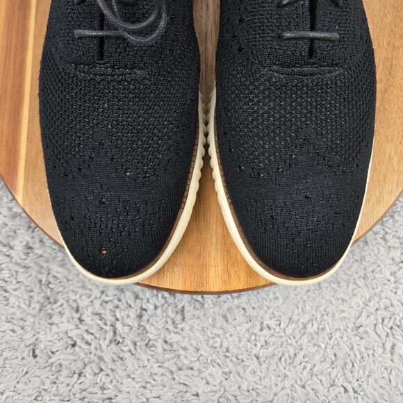 Cole Haan Mens 11 2.ZeroGrand Black Stitchlite Knit Business Casual Oxford Shoe main image 7